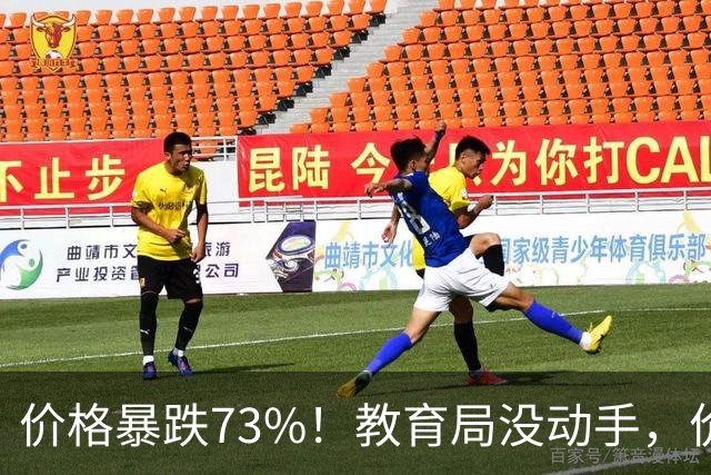 价格暴跌73%！教育局没动手，价格先崩了！相关的企业全开始抖了